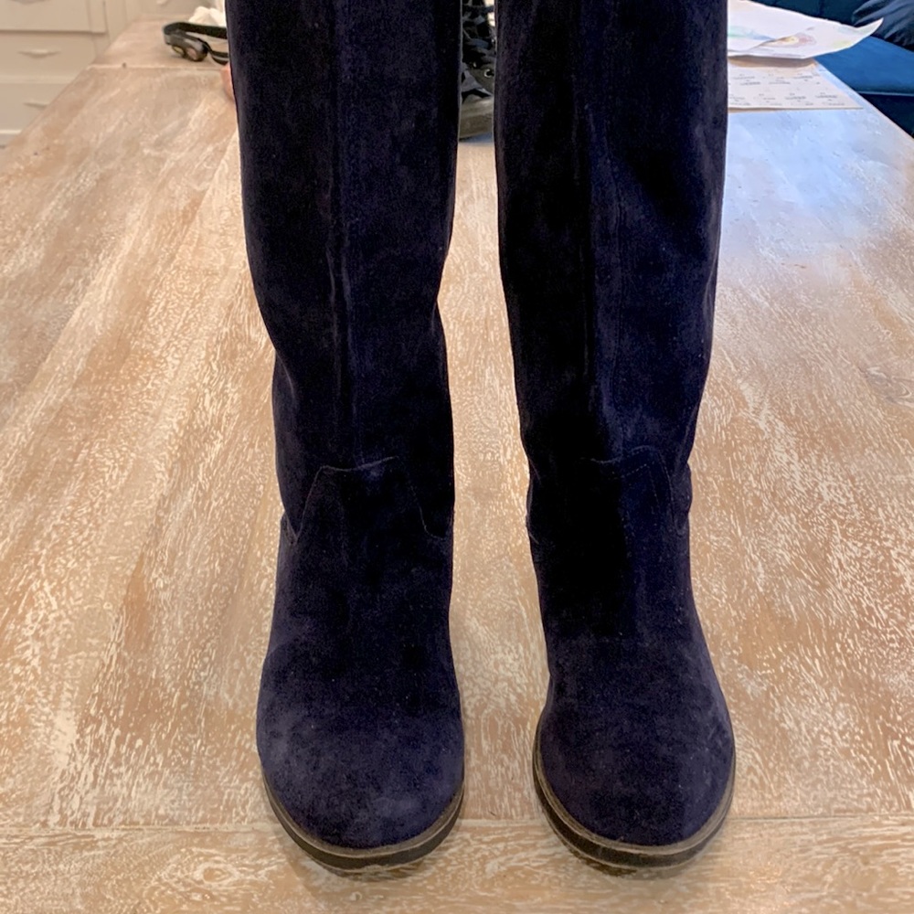 Sole Society Kellini Navy slouchy tall boot